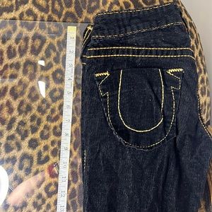 True religion black corduroy size 27 great condition!